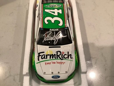 DAVID RAGAN AUTOGRAPHED 2014 FORD FUSION FARM RICH DIECAST & AUTOGRAPHED CARD - Image 1 of 4