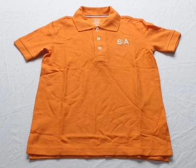 Polo de piqué de manga corta unisex French Toast para niños EH6 naranja sol talla XS NUEVO CON ETIQUETAS Foto 1 de 3