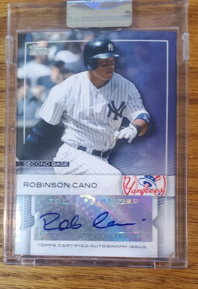 ROBINSON CANO NEW YORK YANKEES 2009 TOPPS #8 UNCIRCULATED AUTO AUTOGRAPH - Изображение 1 из 1