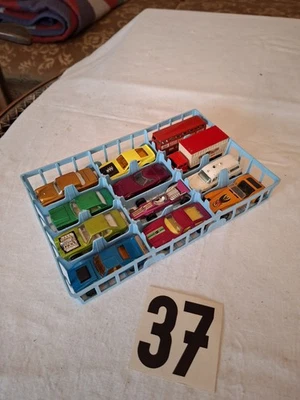 Matchbox Superfast 70er  Konvolut 12 Fahrzeuge + original Korb Made in England - Bild 1 von 4