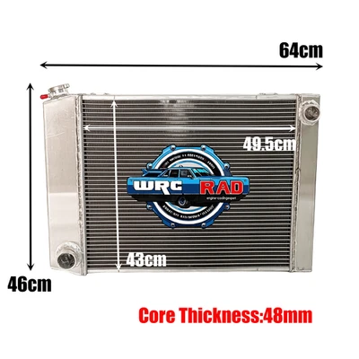 Cooling Radiator For Ford Cortina TC TD TE TF 6cyl MT 1972-1982 73 74 Aluminum - image 1 of 4