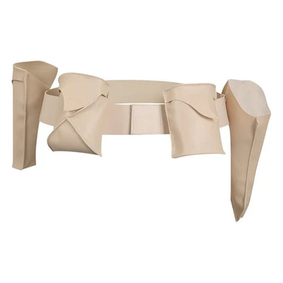 Star Warrs Padme Amidala 白色腰带 Cosplay 皮带嘉年华服装道具 — 第 1/4 张图片