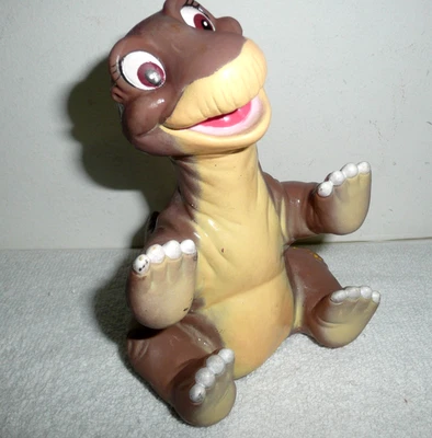 De colección 1988 The Land Before Time Pizza Hut marioneta de mano pie pequeño pie pequeño Foto 1 de 4