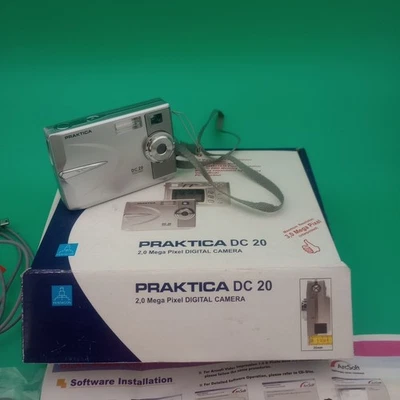 Praktica DC 20 Digital Camera 2.0MP With Accessories Tested and Working - Image 1 of 4