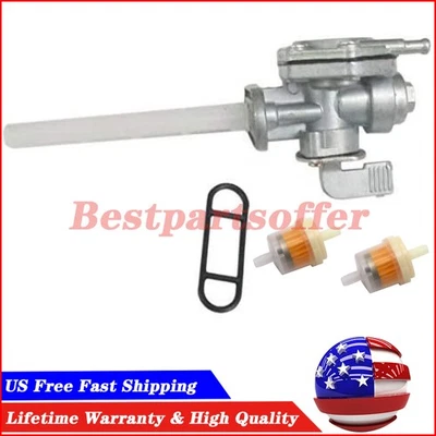 Fuel Valve Petcock For Kawasaki KZ1000P Police KZ650 KZ750 KZ1000M ZX750 80-05 - Image 1 of 4