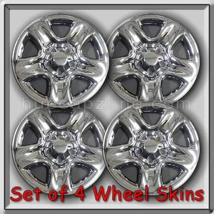 4 Chrome Suzuki Grand Vitara Wheel Skins Hubcaps 16" 2008-2009 Wheel Covers - Picture 1 of 3