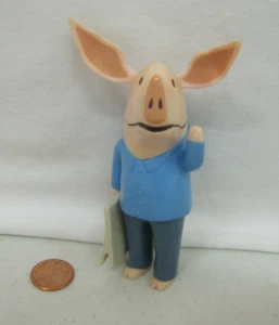 OLIVIA THE PIG DAD PLASTIC PVC 4" Figure Cake Topper Toy Spin Master - Picture 1 of 4