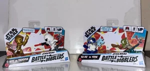 Star Wars Battle Bobblers -Yoda R2D2 C3PO Trooper - Picture 1 of 7