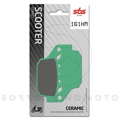 SBS 161HM PASTIGLIE FRENO POSTERIORE TRIUMPH DAYTONA 600 2003-2004 — 第 1/4 张图片