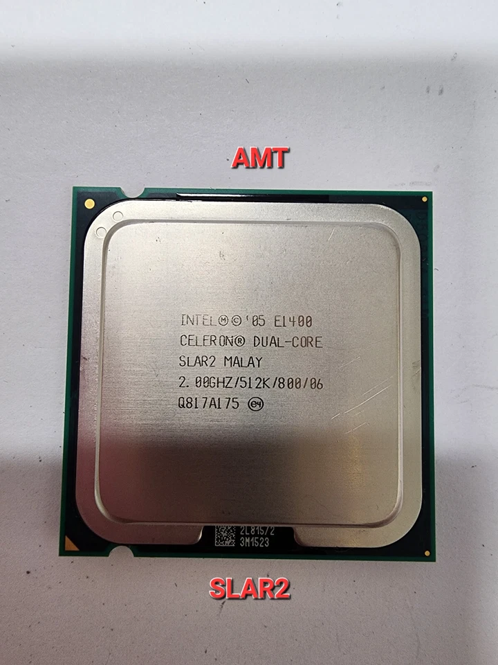 SLAR2 INTEL 05 E1400 - Celeron doble núcleo - 2,0 GHz/512 KB/800 MHz/06 Foto 1 de 2