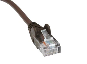 10 MTR BROWN CAT5E ETHERNET PATCH LEAD PATCH CABLE see our shop - Picture 1 of 1