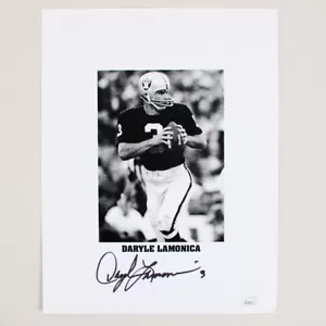 Daryle Lamonica Signed Photo 8x10 Raiders - COA JSA - Picture 1 of 3