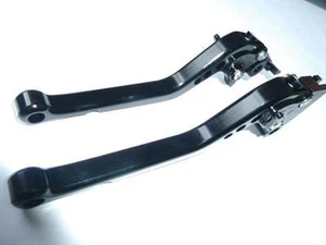 YAMAHA FZ6 FAZER 2004-2010 LONG BLACK BRAKE & CLUTCH LEVERS SET TRACK RACE R12B2 - Picture 1 of 1