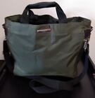 Vintage Zadig & Voltaire Olive Green Large Nylon Crossbody Purse "As Is"