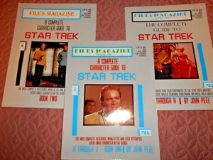 STAR TREK AKTEN MAGAZIN LOT (3) HOHE QUALITÄT 1987 - Bild 1 von 7