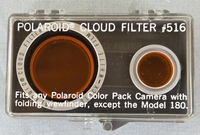Vintage Polaroid Cloud Filter #516 Polaroid Color Pack Cameras with B&W Film - Image 1 of 4