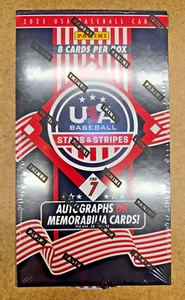 2025 PANINI USA STARS & STRIPES BASEBALL HOBBY BOX - 7 AUTOS KABOOM CHASE - Picture 1 of 7