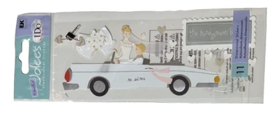 Honeymoon~Couple~Wedding I Do Touch of Jolee's Dimensional Scrapbook Stickers - Image 1 of 2
