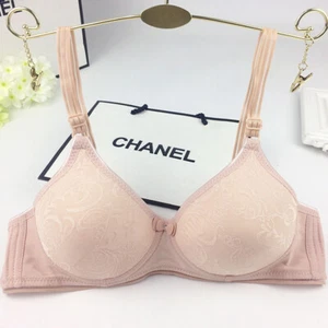 Women Lingerie No Wire Wireless Push-Up Bras Lightly Padded Underwear 30-40AA AB - Picture 1 of 21