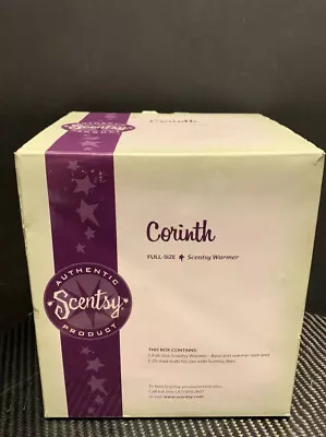 Calentador de tamaño completo Scentsy Corinth descontinuado modelo raro NUEVO EN CAJA Foto 1 de 4