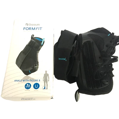 OSSUR FORM FIT ANKLE BRACE SMALL FIGURE 8 STRAPS UNIVERSAL BREATHABLE B212000002 - Image 1 of 4