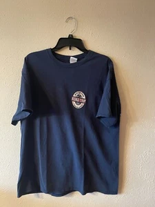 Camiseta Gilden Para Hombre XL Azul Algodón Pesado Nueva Orleans 2013 Road Trip Manga Corta - Imagen 1 de 12