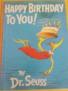 DR SEUSS Book HAPPY BIRTHDAY TO YOU! 1987 Hard Cover Childrens Oversized Reader - Imagen 1 de 1