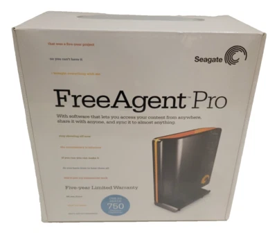 Seagate FreeAgent Pro 750GB External Hard Drive USB 2.0 / eSATA - Image 1 of 4
