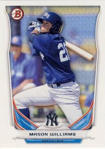 (50) 2014 Bowman Draft Picks MASON WILLIAMS Rookie Card LOT #TP64 Yankees - Picture 1 of 1