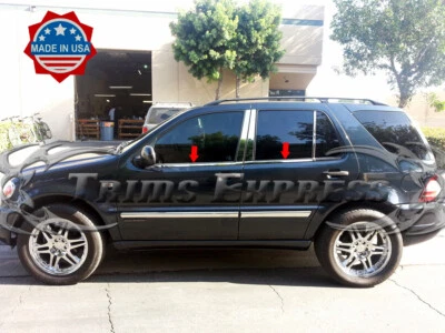 1998 - 2005 梅赛德斯奔驰 W163 ML320 ML350 ML430 ML 级车窗台装饰覆盖物 — 第 1/3 张图片