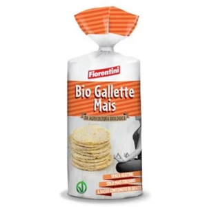 GALLETTE DI MAIS BIOLOGICHE FIORENTINI 120 gr SENZA GLUTINE VEGANE - Picture 1 of 1
