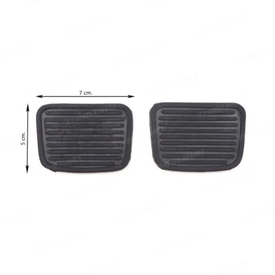 For Mazda B2200 Ute Pickup 1981 - '89 2x Clutch And Brake Pedal Pad Cover - Image 1 of 4