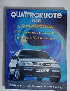 62805 QUATTRORUOTE 1991 n. 431 - Volkswagen Golf / Peugeot / Opel Astra - Picture 1 of 2