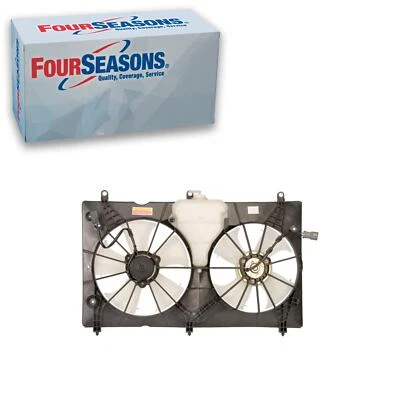 Conjunto de ventilador condensador y radiador doble 4 estaciones para Honda Accord 2003-2007 Foto 1 de 4