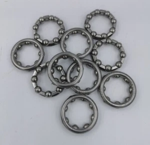 10x Anillo de bolas K27 Bicicleta Rodamiento de bolas Soporte de bolas 8 bolas 30mm Exterior, 20mm Interior - Imagen 1 de 7