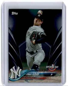 2018 Topps Opening Day Purple Sonny Gray New York Yankees #177 - Picture 1 of 2