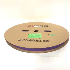 Thermosleeve CYG HST38330, VIOLET/PURPLE 3/8" 2:1 Heat Shrink ~ 330 Foot Roll - Picture 1 of 1