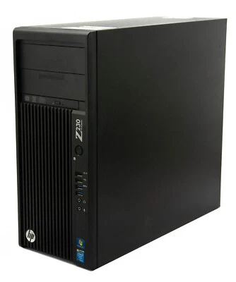i7 CUSTOM GAMING DESKTOP PC HP Z230 3.6GHZ SSD+4TB 32GB RTX 4060 Ti 4060 3060 - Image 1 of 4