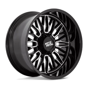 20 Inch Black Rims Wheels Moto Metal Stinger MO809 20x10 Ford Bronco 6x5.5 Lug - Picture 1 of 4