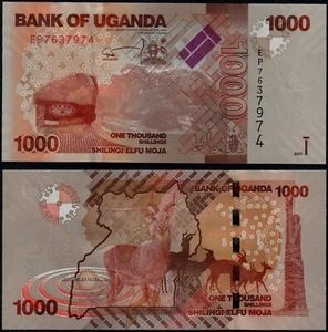 UGANDA 1000 SHILLINGS (P49f) 2021 UNC - Picture 1 of 1