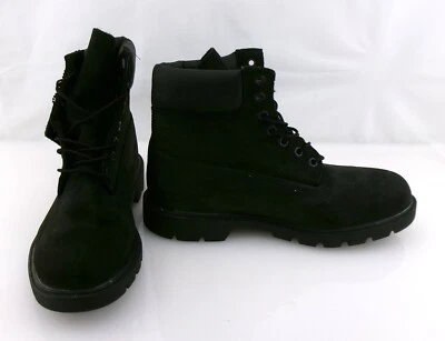 Timberland Zapatos 6 Pulgadas Premium Negro Hombres Botas Talla 10 Foto 1 de 4