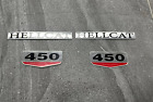 HELLCAT CB450 K1 SIDECOVER Badge,Emblem , RED Brand New Metal Emblem