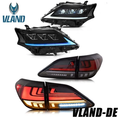 VLAND LED Frontscheinwerfer+Rücklichter für Lexus RX270 350 330 RX450h 2013–2015 - Bild 1 von 4