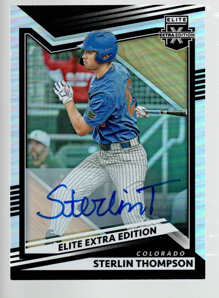 2022 Elite Extra Edition Signatures #31 Sterlin Thompson - Image 1 of 1