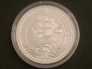 RARE ANNE BONNY PIRATE QUEENS – 2021 1 OZ 999 SILVER PREMIUM BULLION COIN 10,000 - Picture 1 of 5