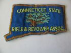Connecticut CT State Rifle & Revolver Assoc patch 5 pouces à coudre comme neuf livraison gratuite