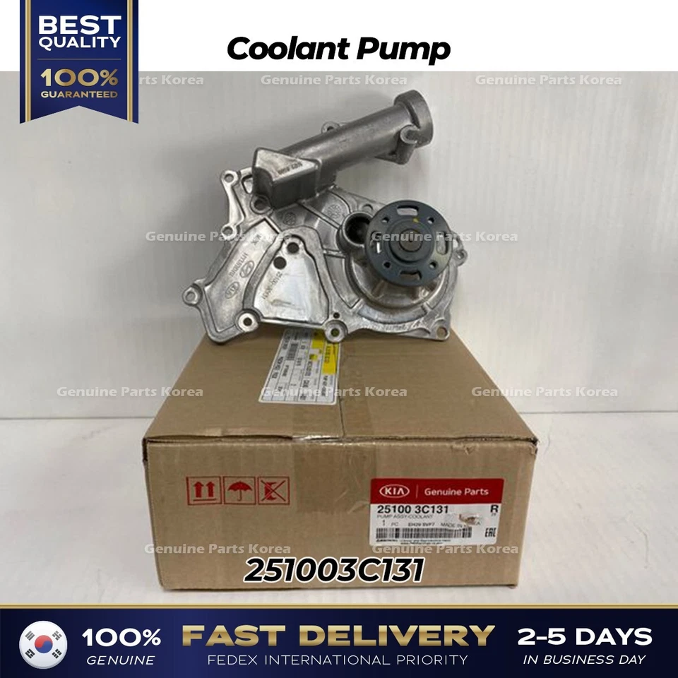 ⭐Genuine⭐ Coolant Pump 251003C131 for Hyundai Genesis Santa Fe Kia Sedona - Image 1 of 1