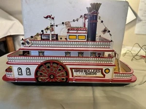 Dept 56 Snow Village High Rollers Riverboat Casino  with Lights READ DESCRIPTION - Afbeelding 1 van 19