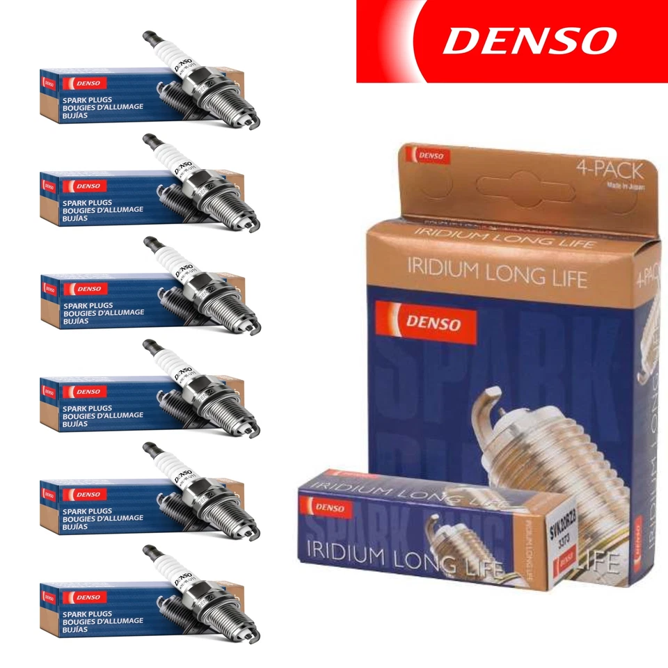 6 Pack Denso Iridium Long Life Spark Plugs 2006-2014 Volkswagen Passat 3.6L - Image 1 of 4
