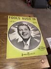 Fools Rush In, Mercer/Bloom - Tony Martin 1940 - Vintage Noten